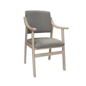 Sueña y Descansa Sillón con Brazos de Madera Cambrian tapiz…