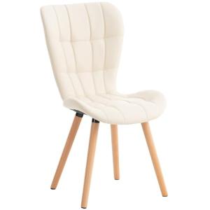 CLP Silla de Comedor Elda Tapizada en Cuero Sintético I Sil…