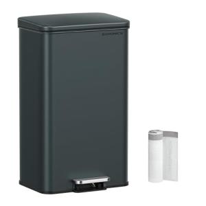 SONGMICS Bote de basura de cocina, cubo de basura de 40 L,…
