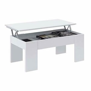 Mesa de Centro Elevable, Mesita de Salón o Comedor, Modelo…