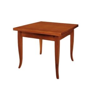 Mesa cuadrada tipo libro acabado en cerezo medida 90 x 90 c…