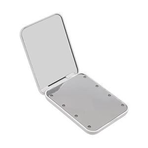 CENPEK Mini Espejo de bolsillo LED pequeño con ligero y com…