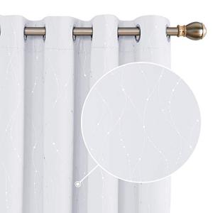 Deconovo Cortinas Salón Opacas Modernas Térmicas Aislante D…