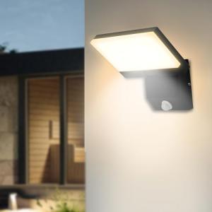 APAKA 18W LED Aplique Pared Interior Exterior con Sensor de…
