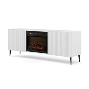 Homlando Ravenna 2D - Mueble de TV con chimenea (170 x 42 x…