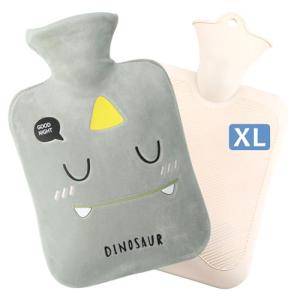 ZSMJAER Bolsa de Agua Caliente Con Suave Funda de Felpa, 2L…