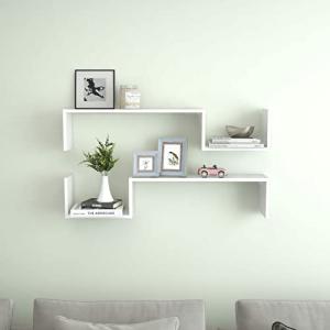 MOONAIRY Estantes de Pared 2 uds, Baldas De Pared, Estanter…