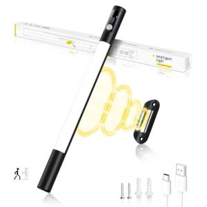 Luz LED Armario con Sensor de Movimiento Interior Luces Coc…