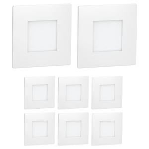 ledscom.de 8 LED luz de escalera/luz de pared empotrada FEX…