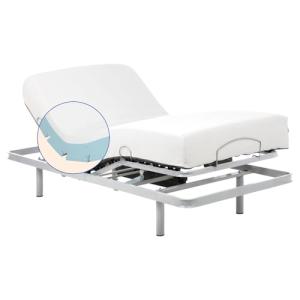Geriafy – Pack Cama Articulada Reforzada con colchón viscoe…