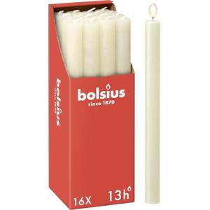 BOLSIUS - Casa rústica - Cónico - Velas de cena - Perla sua…