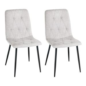LOLAhome - Pack de 2 sillas de Comedor o Cocina Lina Rombos…