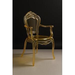 BISCOTTINI Sillas de policarbonato – Silla con reposabrazos…