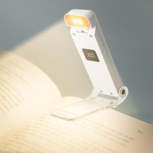 Luz de Lectura Recargable USB con Clip, Lámpara de Lectura…