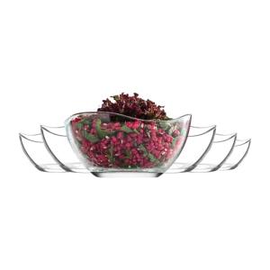 LAV Cuencos para Postres Cristal, Set 6, 310ml SIN PLOMO Cu…