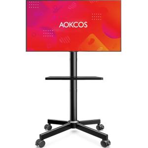 AOKCOS Soporte de TV Ruedas para TV de 32-55 65 Pulgadas, I…