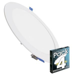 LED ATOMANT Pack 4x Downlight LED Panel Extraplano Redondo…