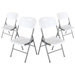 Orion91 Pack 4 Sillas Plegables con Asa 47x58x87cm O91