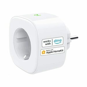 Meross Enchufe Inteligente WiFi, Enchufe WiFi 16A de Tempor…