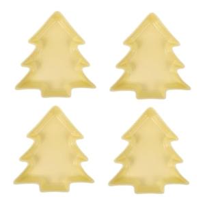 Alipis 4 Piezas Forma De Árbol De Navidad Plato De Fruta De…