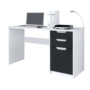 Vladon Escritorio Logan, Mesa Oficina con 2 Cajones y 1 Pue…
