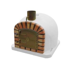 MOVELAR - Horno de Leña Exterior de Obra VULCANO Blanco 80x…