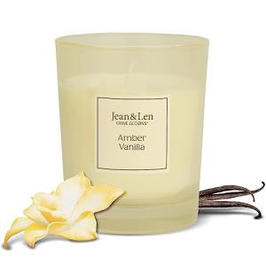 Jean&Len Vela aromática de ámbar y vainilla, para veladas a…