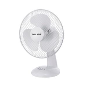 Max Star - Ventilador de Sobremesa 12" MS-2412 Potente 40W…