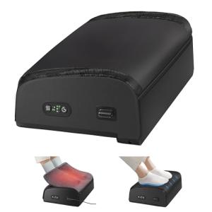 Comfier Reposapiés con calefacción regulable en altura, cal…