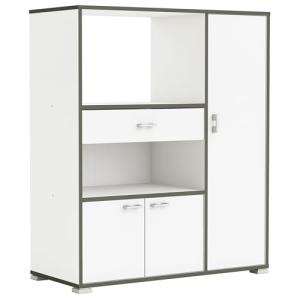 Mueble Auxiliar para Cocina con Tres Puertas Y Un Cajón Col…