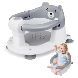Asiento de bañera para bebé a partir de 6 meses, con 4 vent…