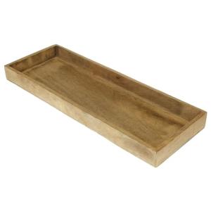 MACOSA EX236782 Bandeja de madera rectangular de 50 cm de l…