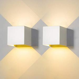 Aplique de Pared Exterior Interior LED Lámparas de Pared 2…