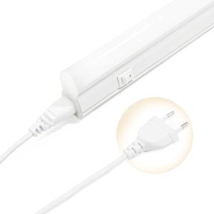 Qsmile Luz LED bajo mueble cocina 32 cm, set de 1 T5 4W 570…