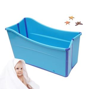 Bañera Plegable de Gran Tamaño Para Adultos y Niños - Portá…
