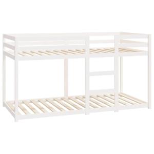 vidaXL Litera de Madera Maciza de Pino 90x200 cm