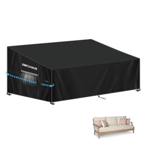 SIMPHAUS Funda Impermeable Sofa Jardin 3 Plazas Funda Sofa…