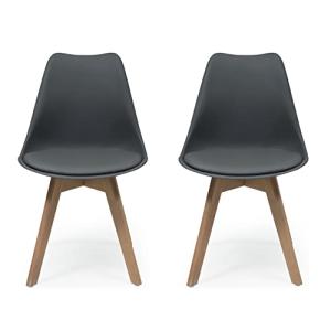Homely - Pack de 2 sillas de Comedor o Cocina de diseño nór…