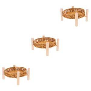 Amosfun 3 Juegos Frutero De Varios Niveles Envase Bandejas…