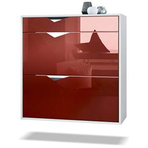 Vladon Zapatero Kolmio 85 x 87 x 33 cm, Cuerpo en Blanco Ma…