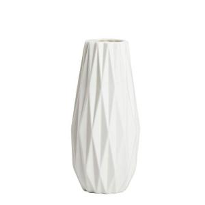Jarrón de cerámica Blanco Simple, Moderno para decoración d…