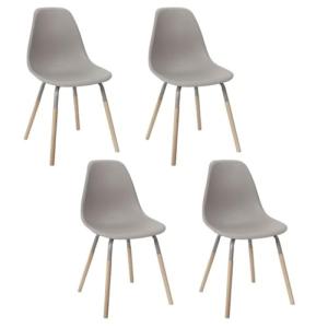 HOME DECO FACTORY, HD0330 Juego de 4 PP Phenix Taupe, Les P…