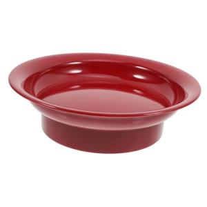 Frutero de plástico rojo para aperitivos y para uso en fies…