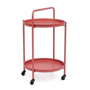 Decor Space Carro Austin con bandeja estructura de acero tr…