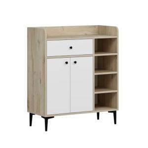 Vep Home - Gabinete Multiusos Reyna 2 Puertas y 5 Estantes…