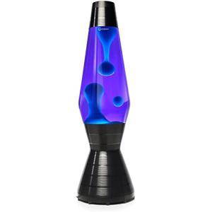 Mathmos Lámpara de lava Astro Vinyl Violeta/Turquesa