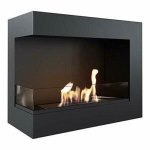 KRATKI Delta Chimenea esquinera de 600 x 280 mm, chimenea d…