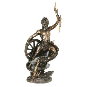 BY SIGRIS - Figura Taranis Dios Celta Dorado de Resina | Fi…