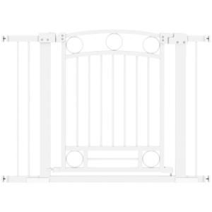 PawHut Barrera para Perros Puerta para Perros 76-104 cm Bar…
