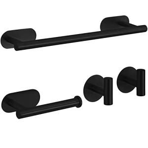 Laimew Juego de Accesorios de baño de 4 Piezas sin taladrar…